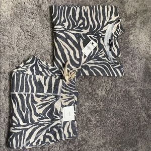 NWT Express Zebra Print Matching Loungewear Set